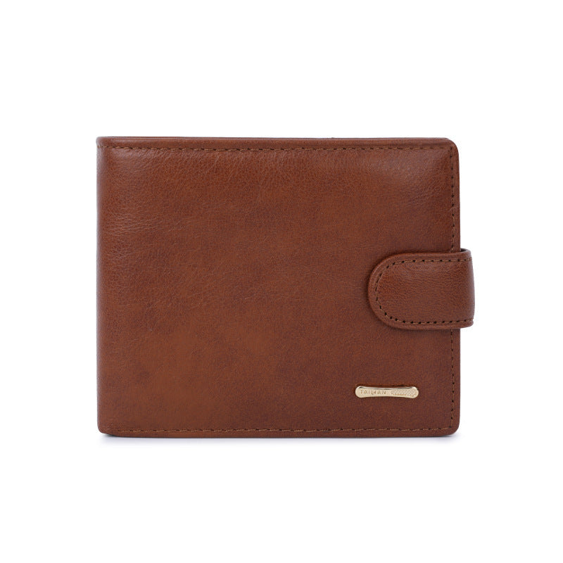 Portefeuille homme en cuir, multifonction et compact