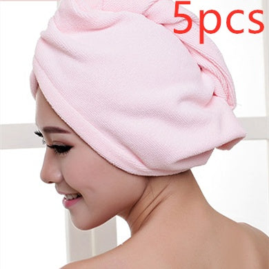 Bonnet de séchage pour femmes, serviette absorbante pour cheveux