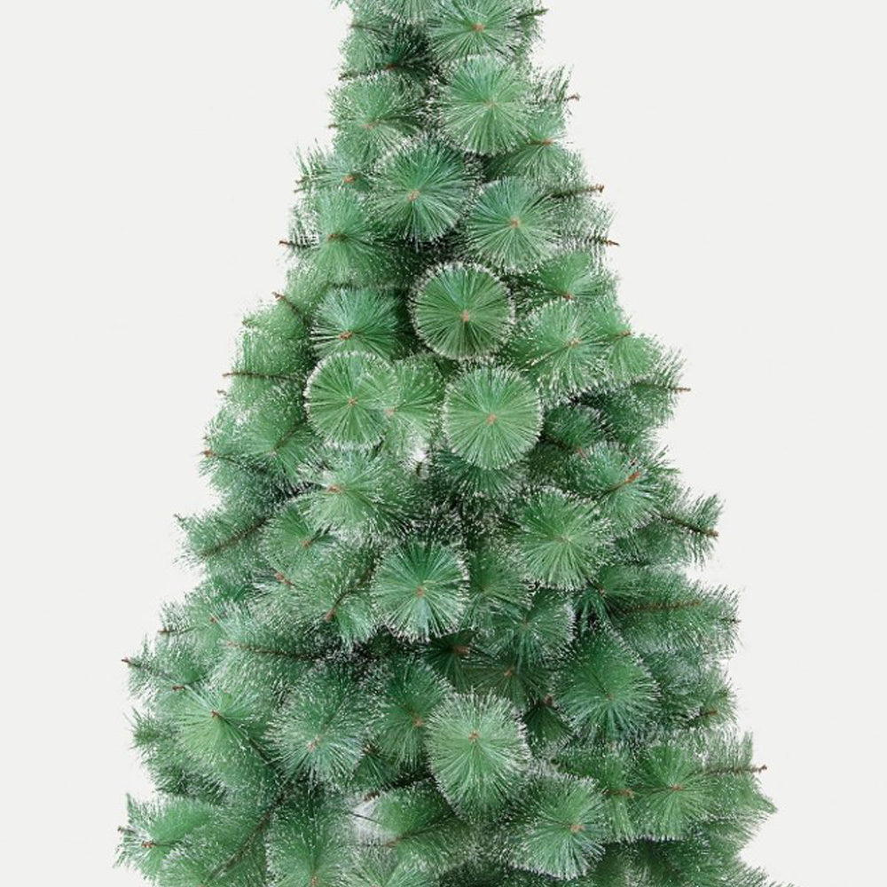Sapin de Noël Vert PARTYGO – Aiguilles de Pin Effet Flocon – 210 cm