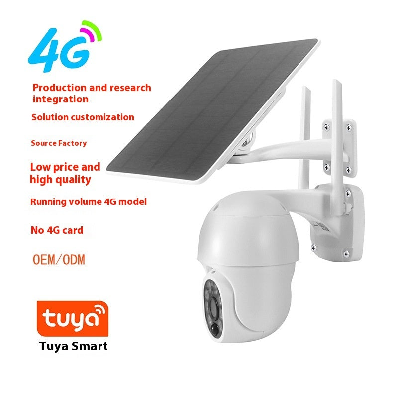 Caméra de surveillance solaire graffiti, extérieure, étanche, 4G