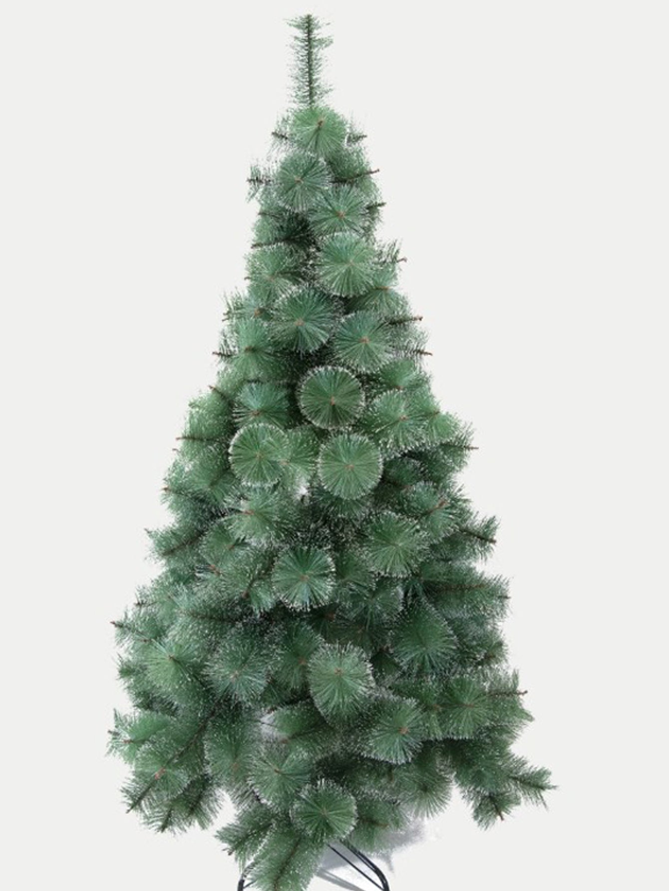 Sapin de Noël vert avec effet neige – Aiguilles de pin – 150 cm & 180 cm