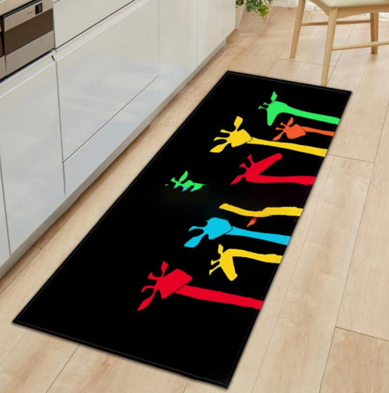 Tapis de cuisine moderne minimaliste, carré ou rectangulaire