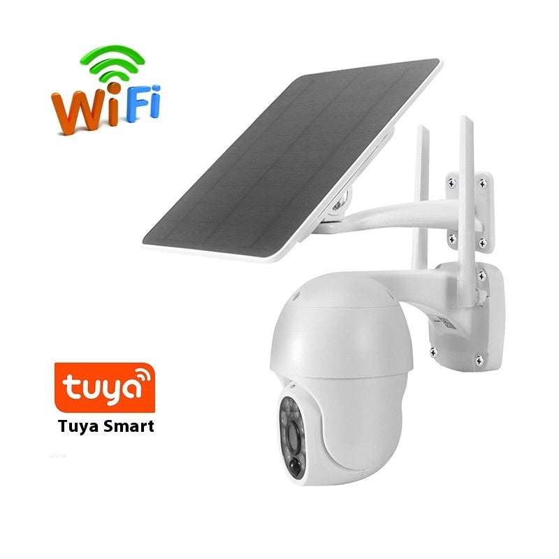 Caméra de surveillance solaire graffiti, extérieure, étanche, 4G