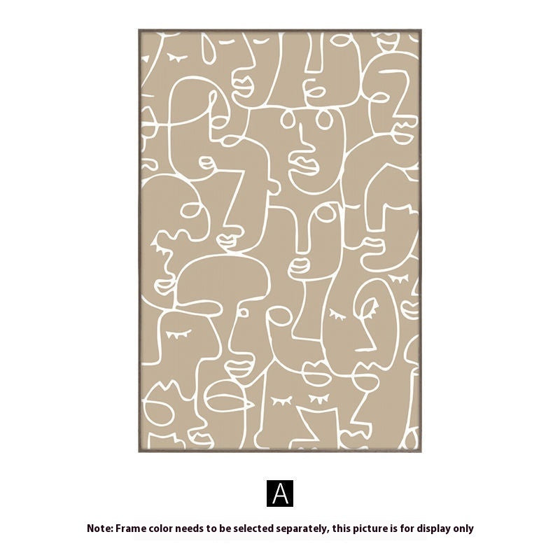 Tableau mural décoratif pour le mur du canapé du salon