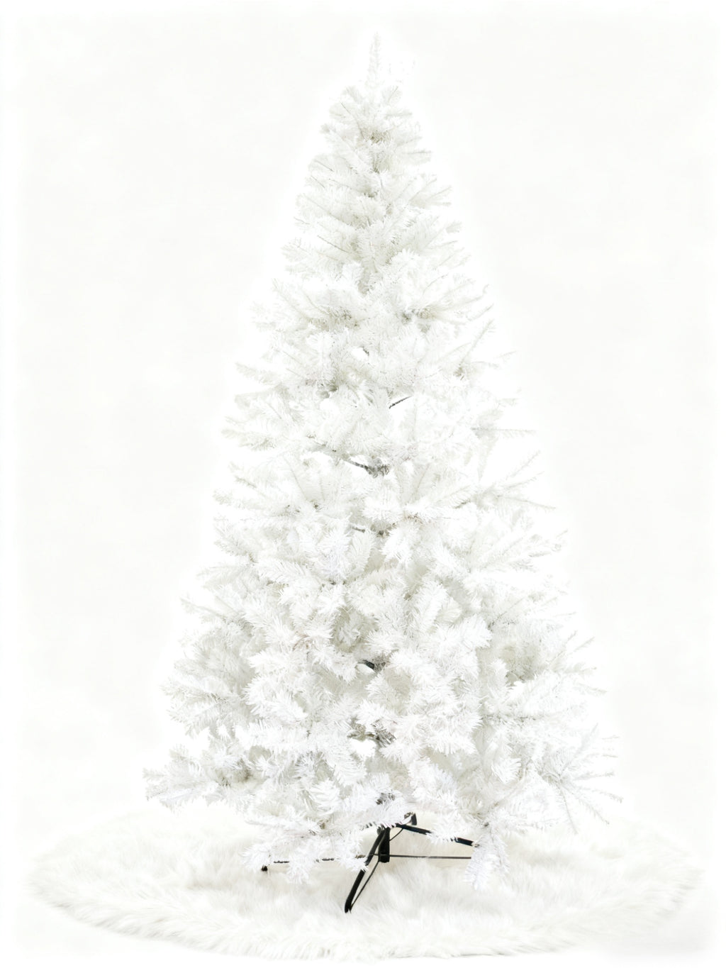 Sapin de Noël Blanc – PARTYGO – 150 cm / 180 cm / 210 cm