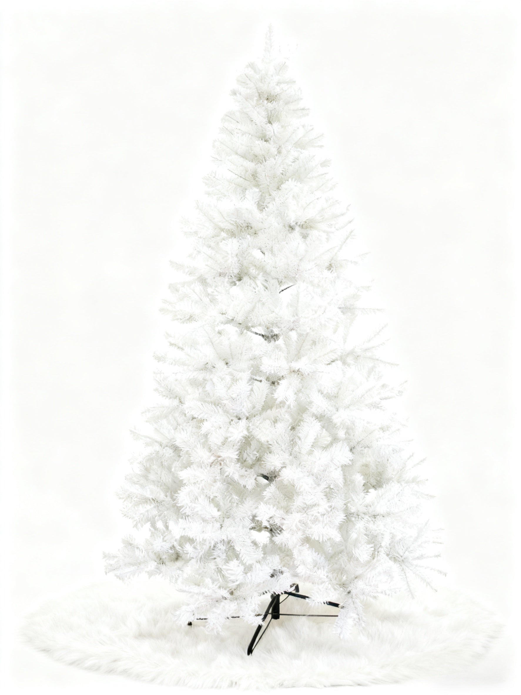 Sapin de Noël Blanc – PARTYGO – 150 cm / 180 cm / 210 cm